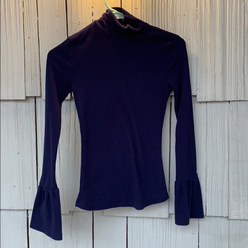 Navy blue turtleneck
